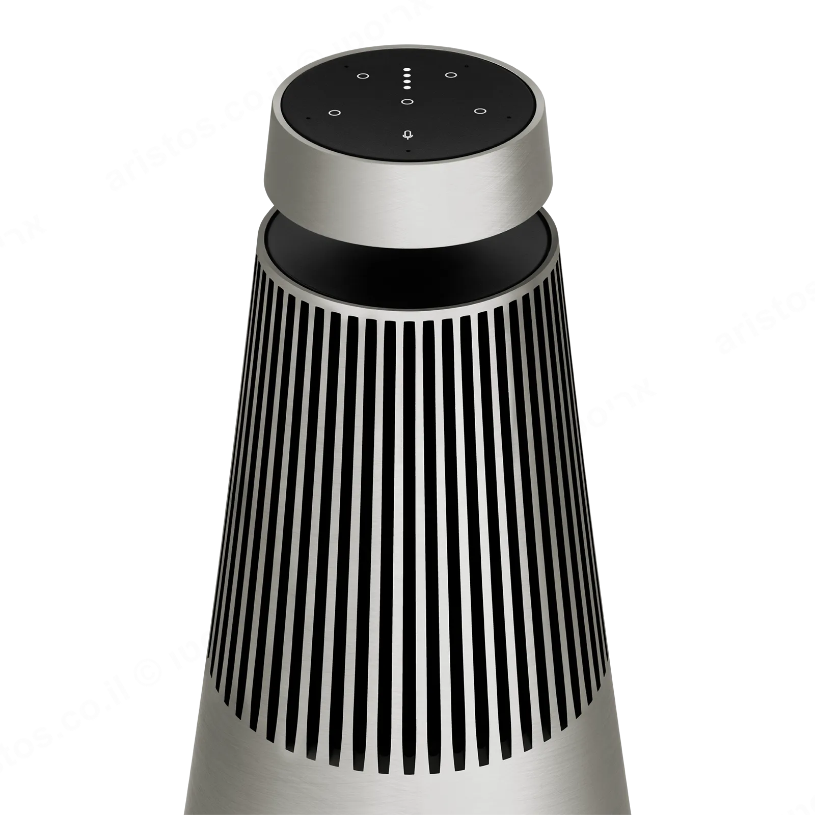 bang & olufsen רמקול עוצמתי עם טכנולוגיית העדשה האקוסטית צבע כסף מוברש מבית Bang & Olufsen דגם Beosound 2 Natural Brushed — תמונה 2